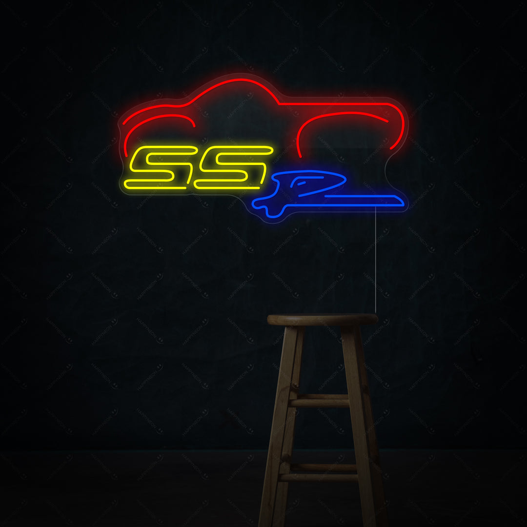 "Auto SSR" Insegna al neon