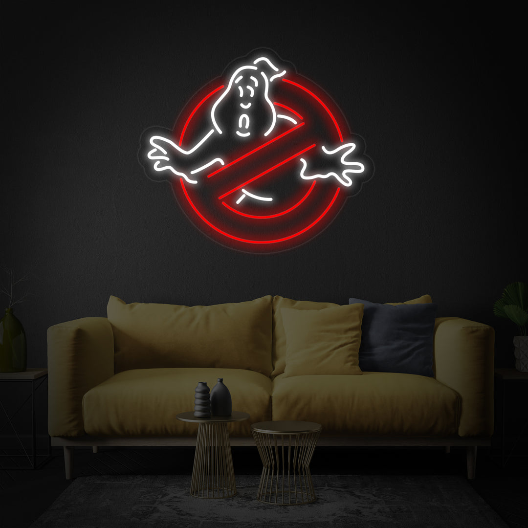 "Ghostbusters, Fantasmi" Insegna al neon