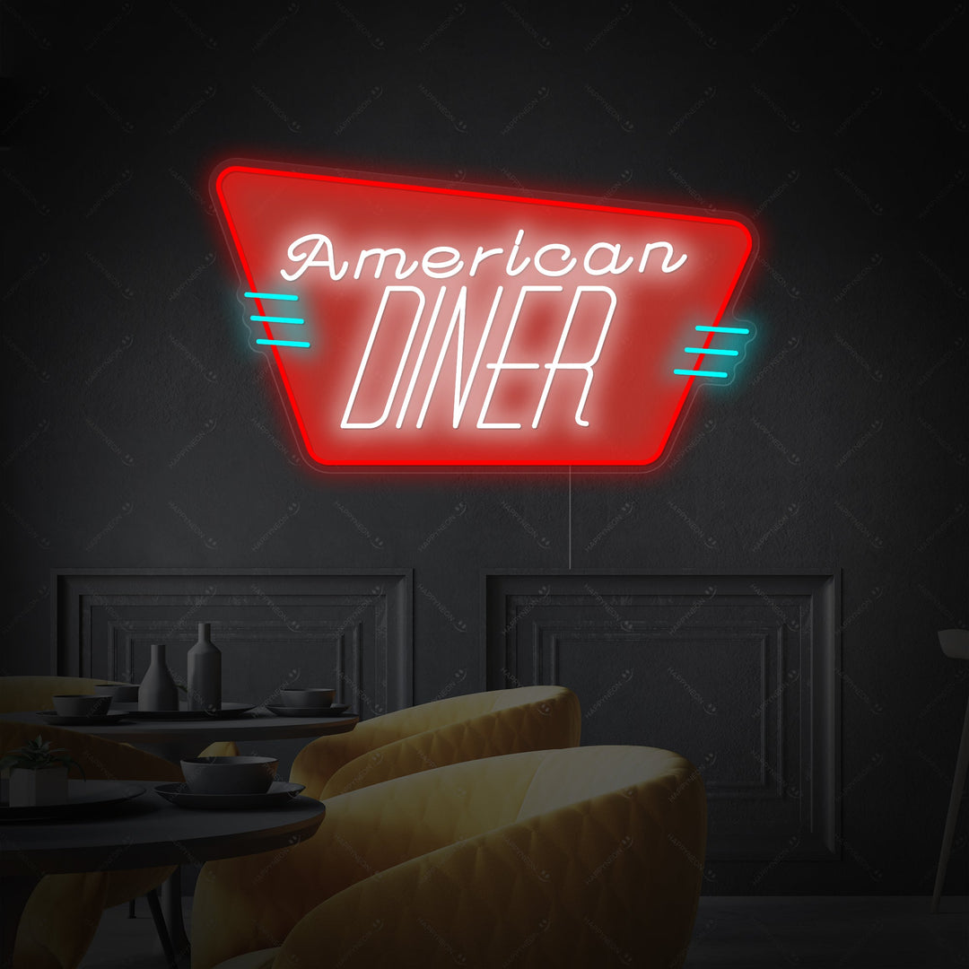"American Diner" Insegna al neon