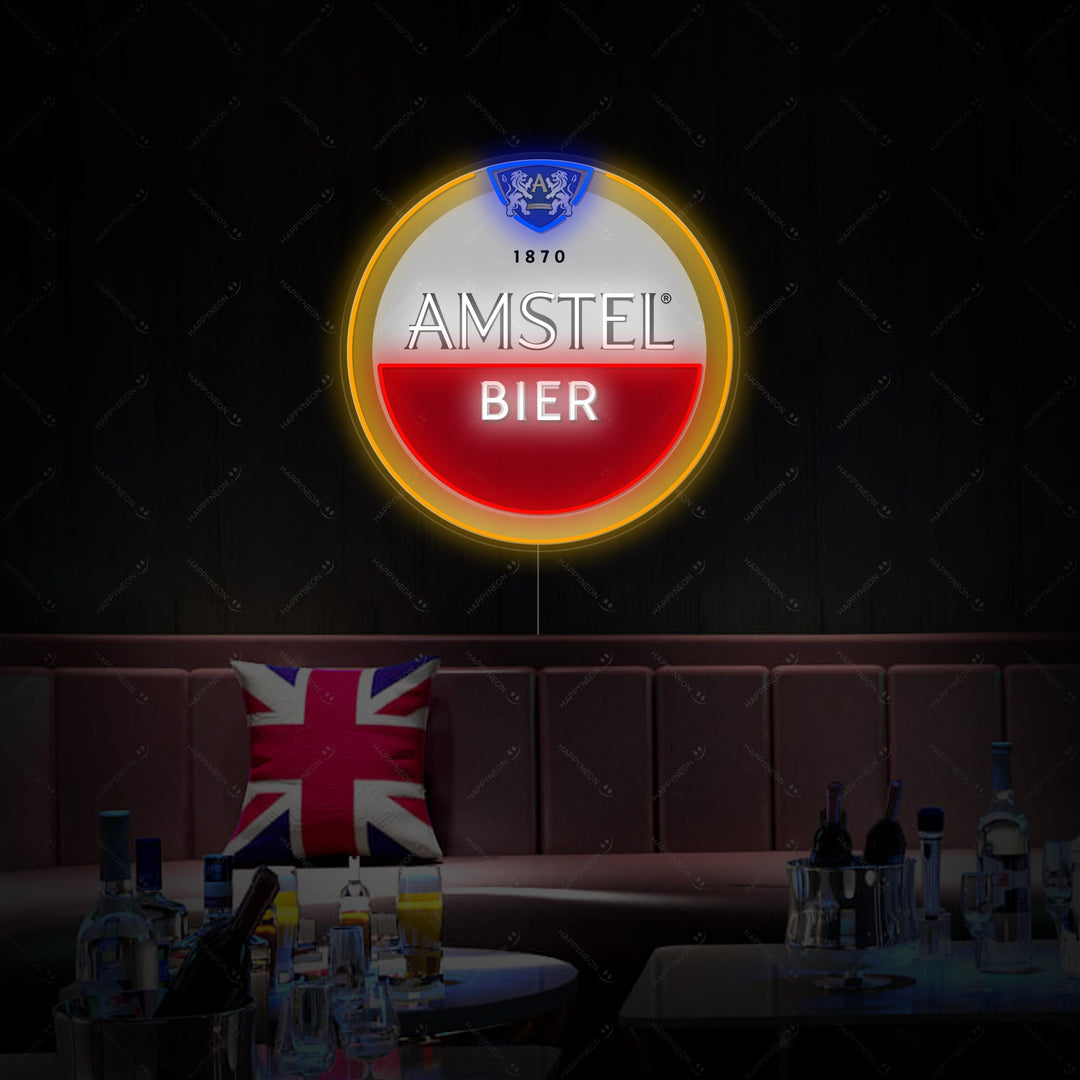 "Logo Amstel" Insegna al neon