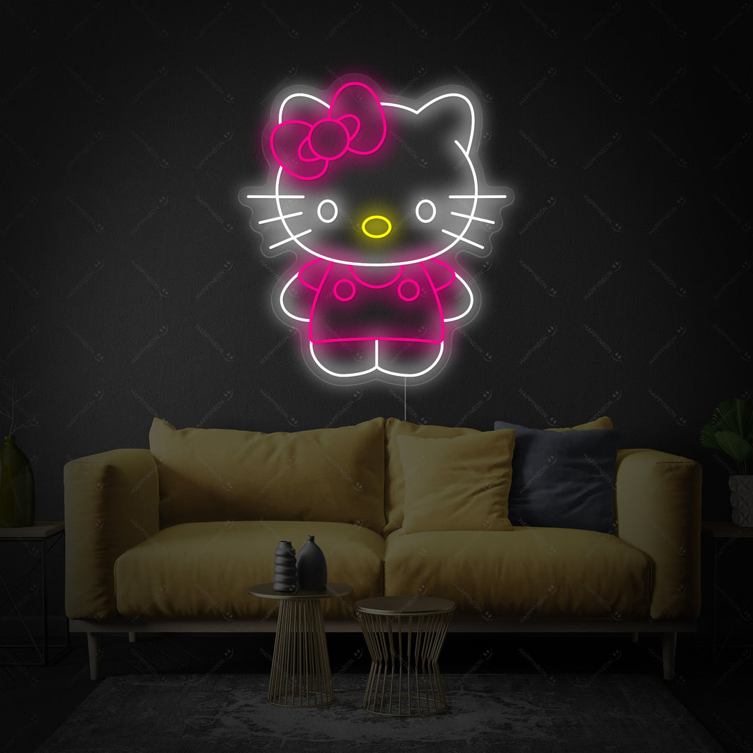 "Hello Kitty" Insegna al neon