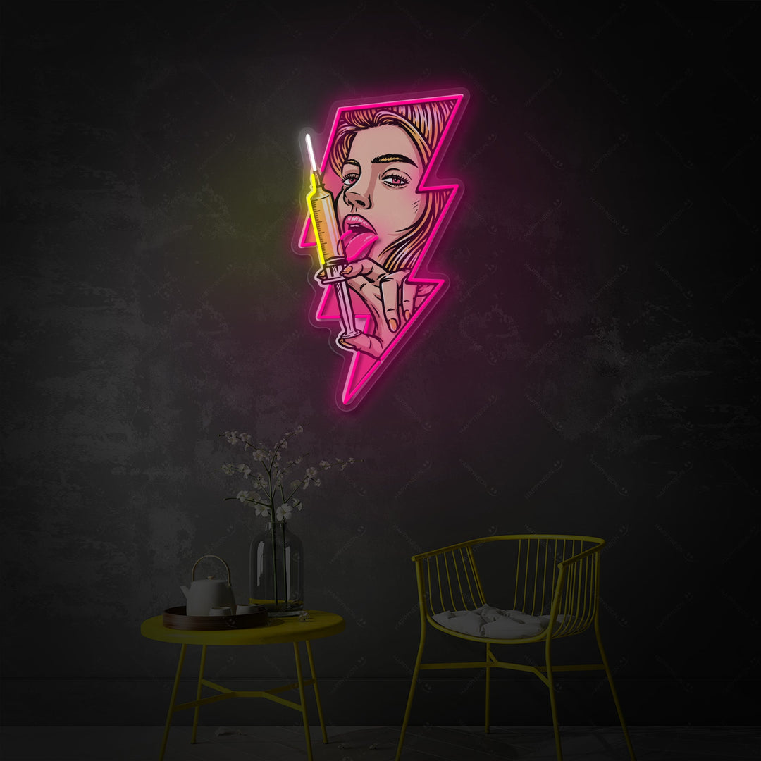 "Beauty Boost" Insegna al neon