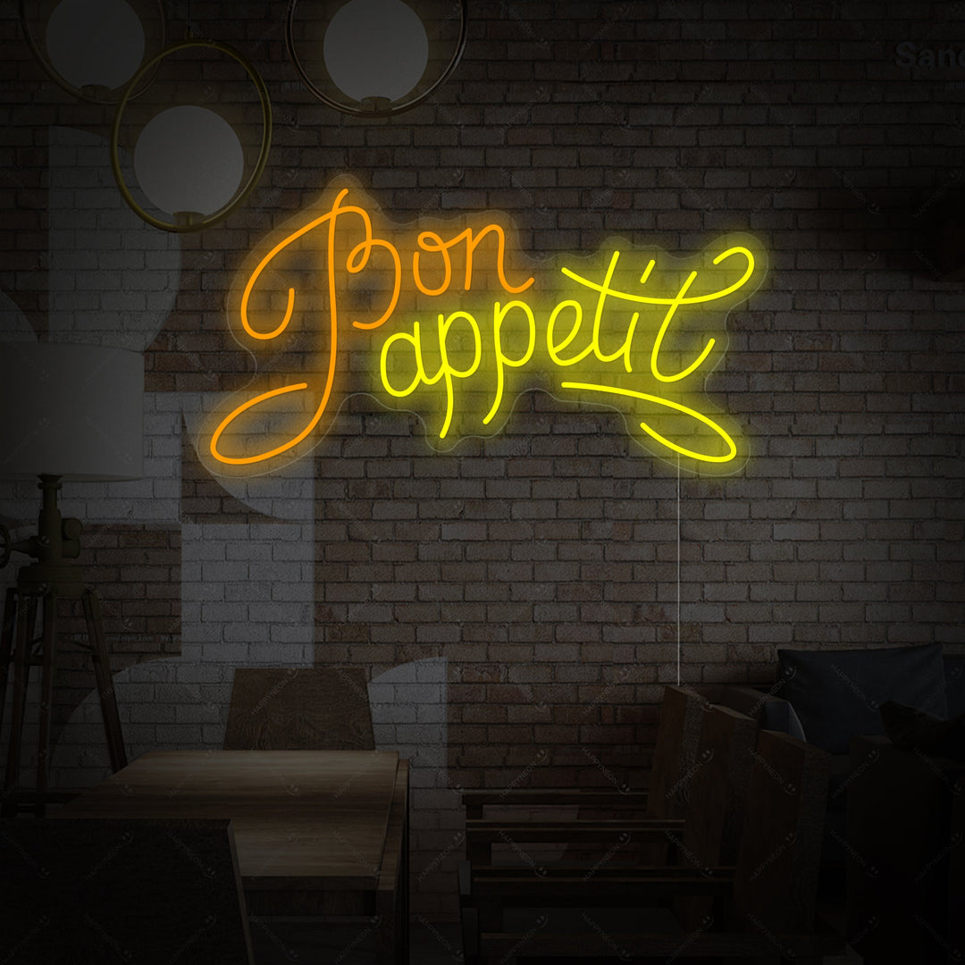 "Bon Appetit" Insegna al neon