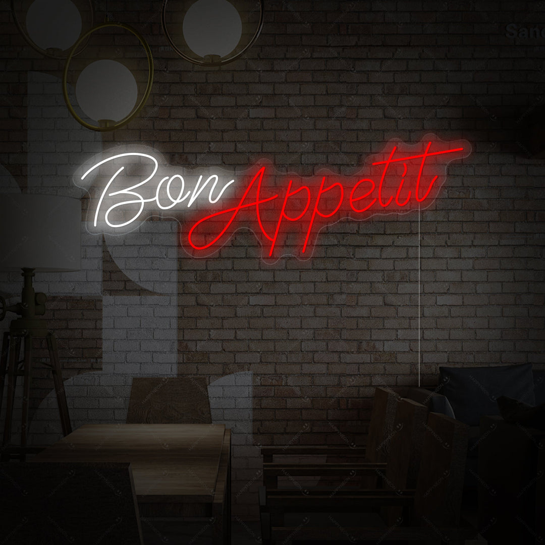 "Bon Appetit" Insegna al neon