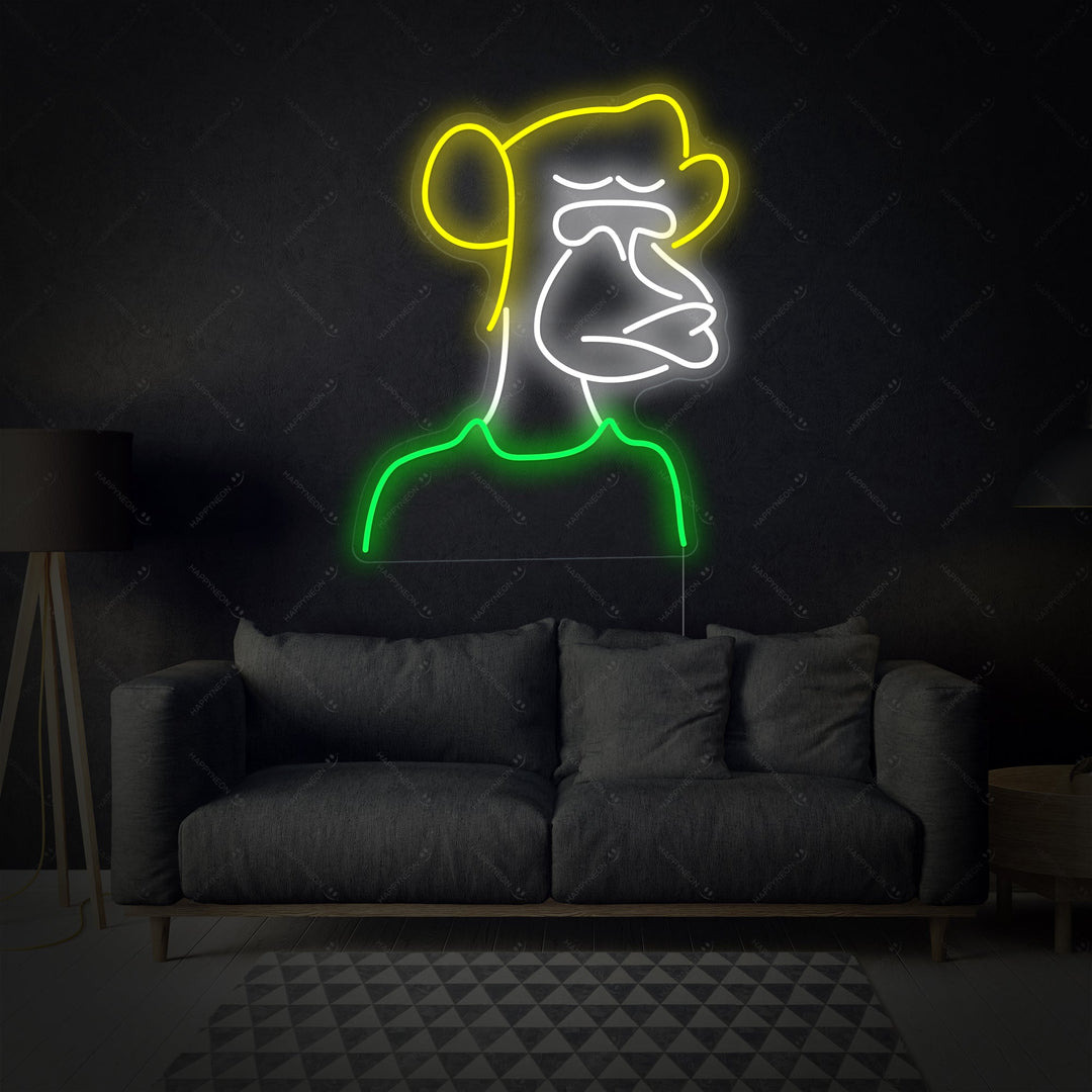 "Bored Ape" Insegna al neon