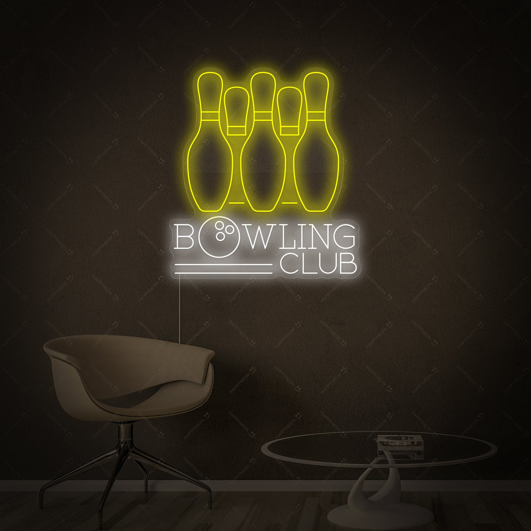 "Bowling Club" Insegna al neon