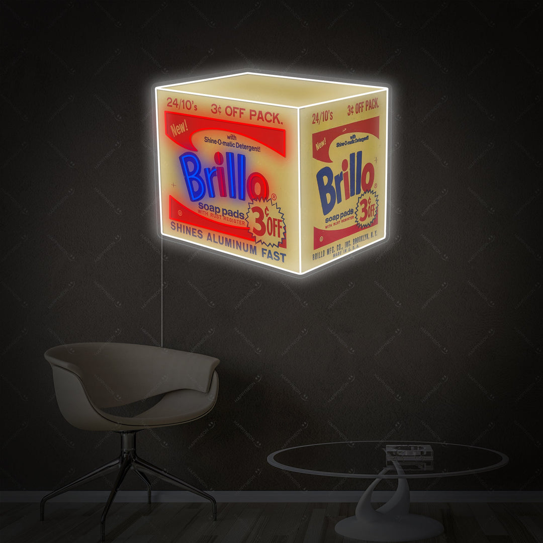 "Brillo Box" Insegna al neon