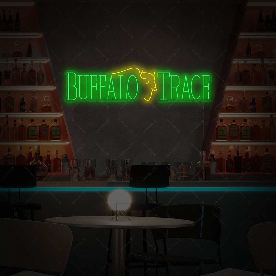 "Buffalo Trace" Insegna al neon