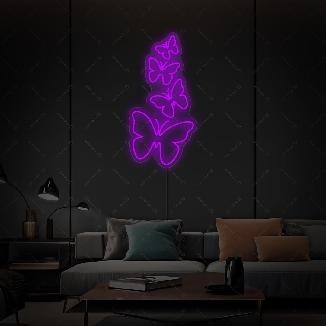 "Farfalle" Insegna al neon