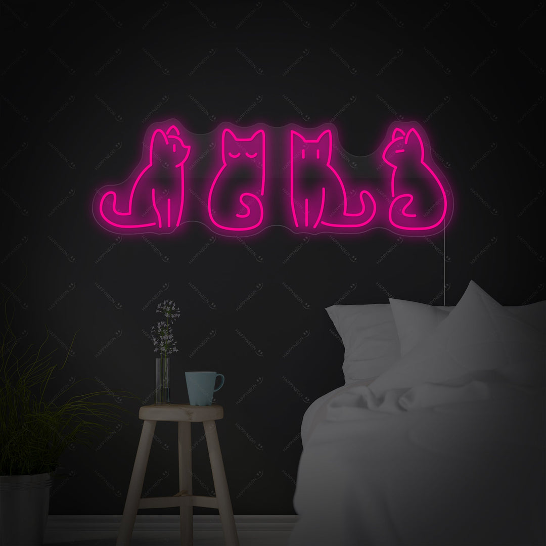 "Gatti" Insegna al neon