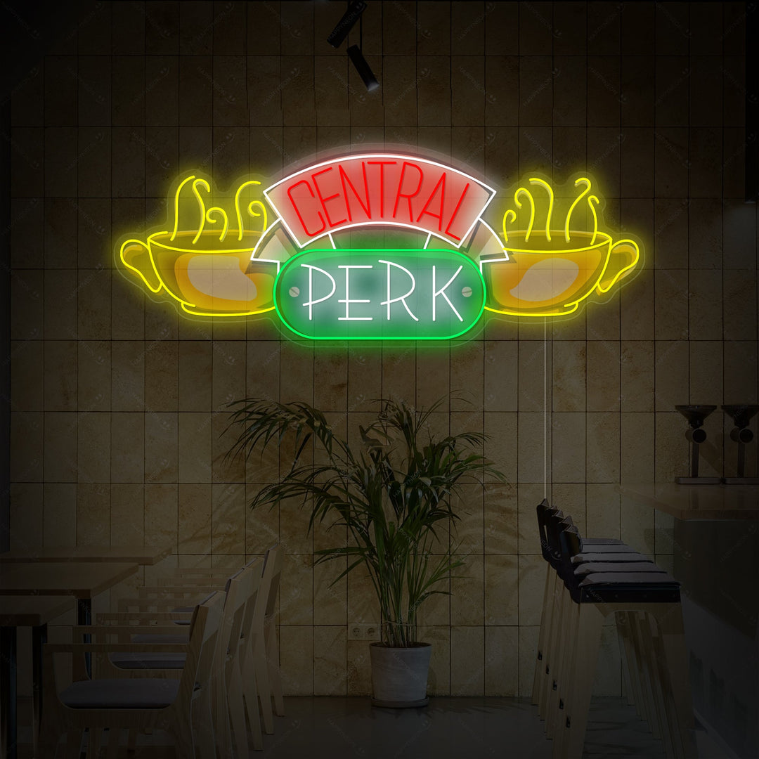 "CENTRAL PERK" Insegna al neon, Central Perk LED Light