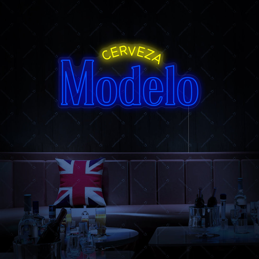 "Cerveza Modelo" Insegna al neon