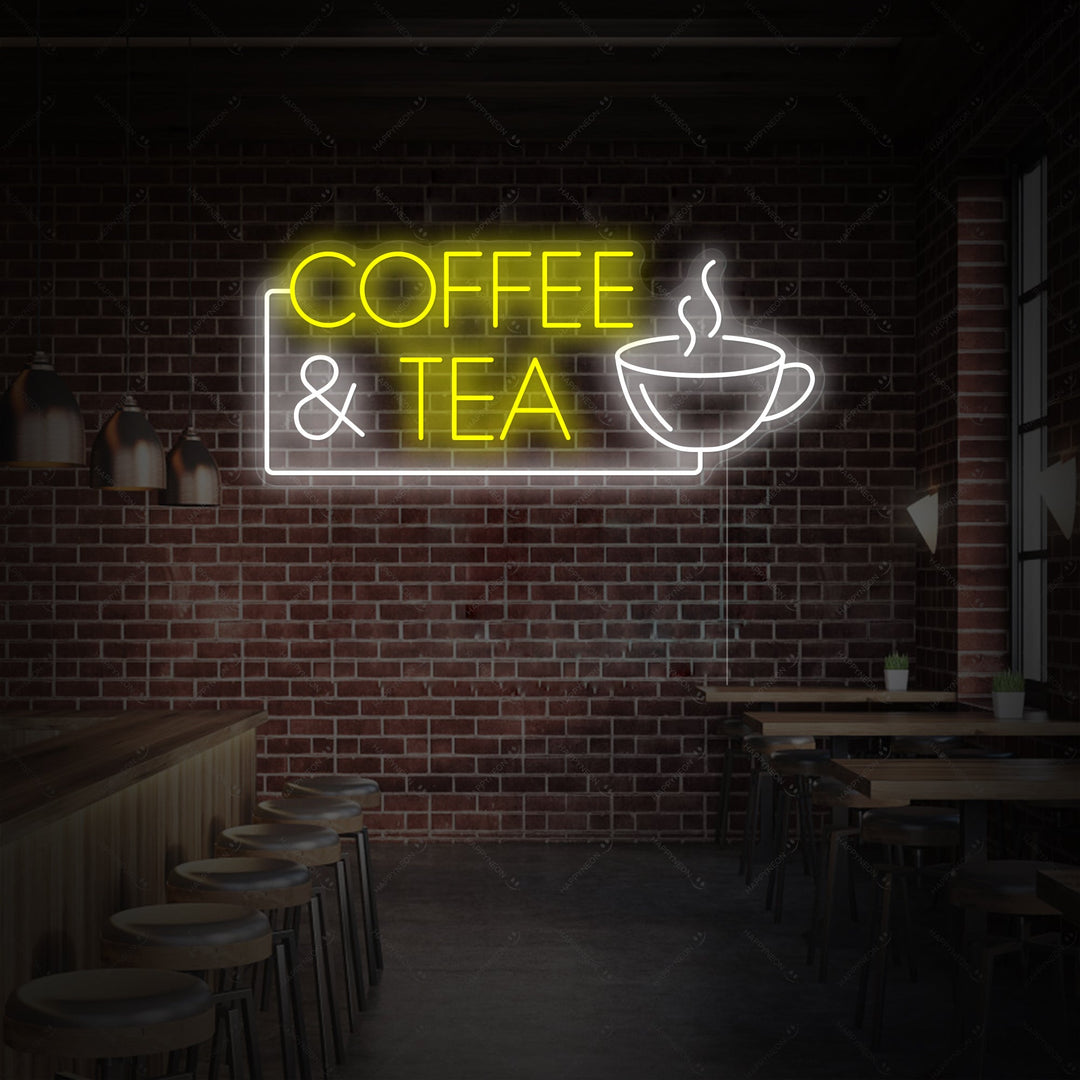 "Coffee & Tea" Insegna al neon