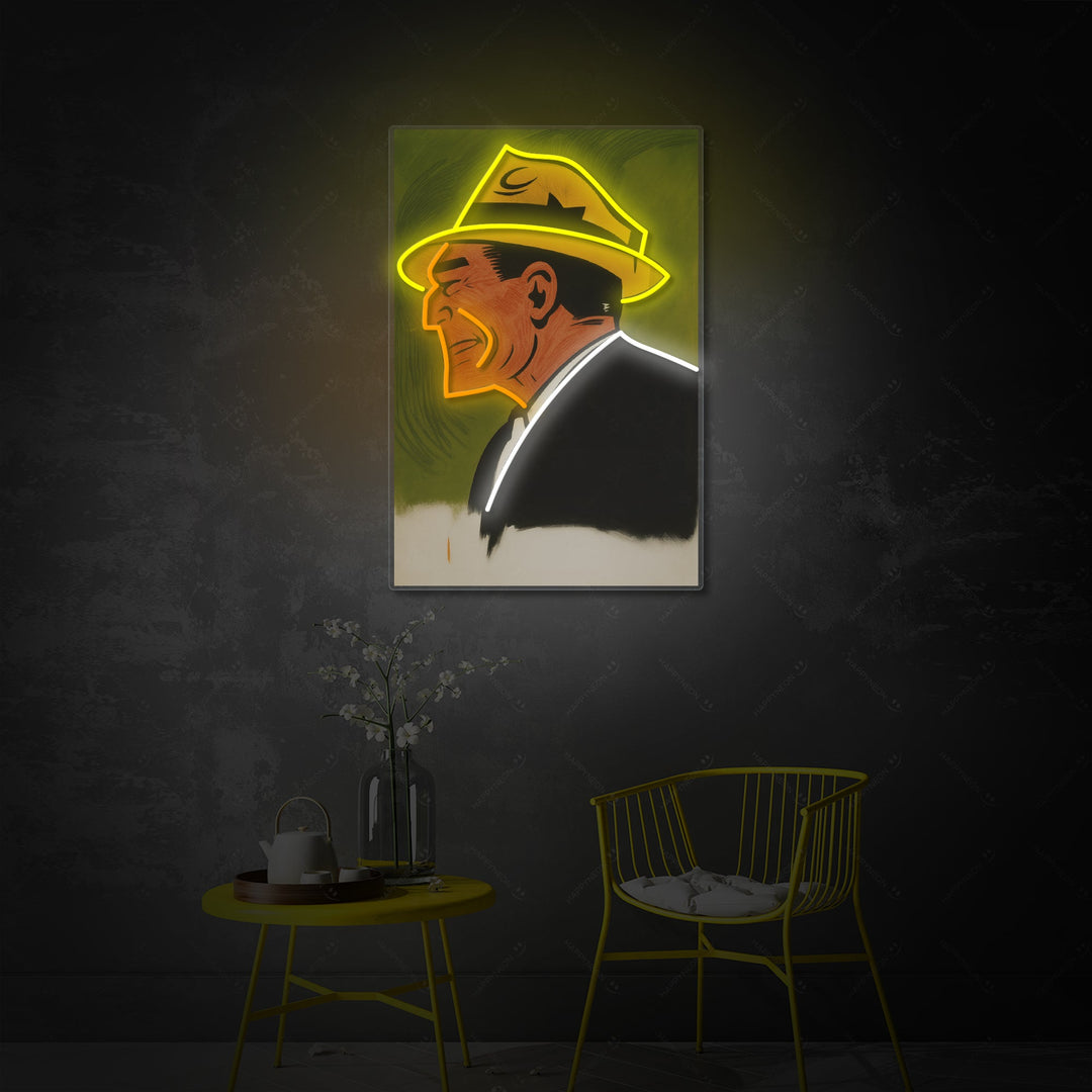 "Boss dei Fumetti" Insegna al neon