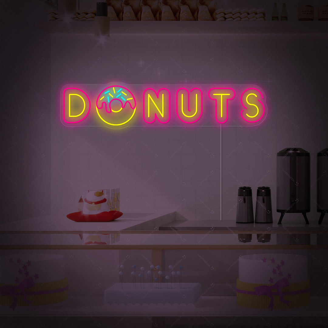 "Donut" Insegna al neon