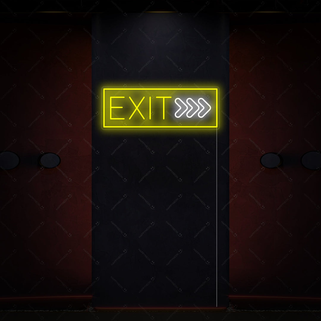 "Exit" Insegna al neon