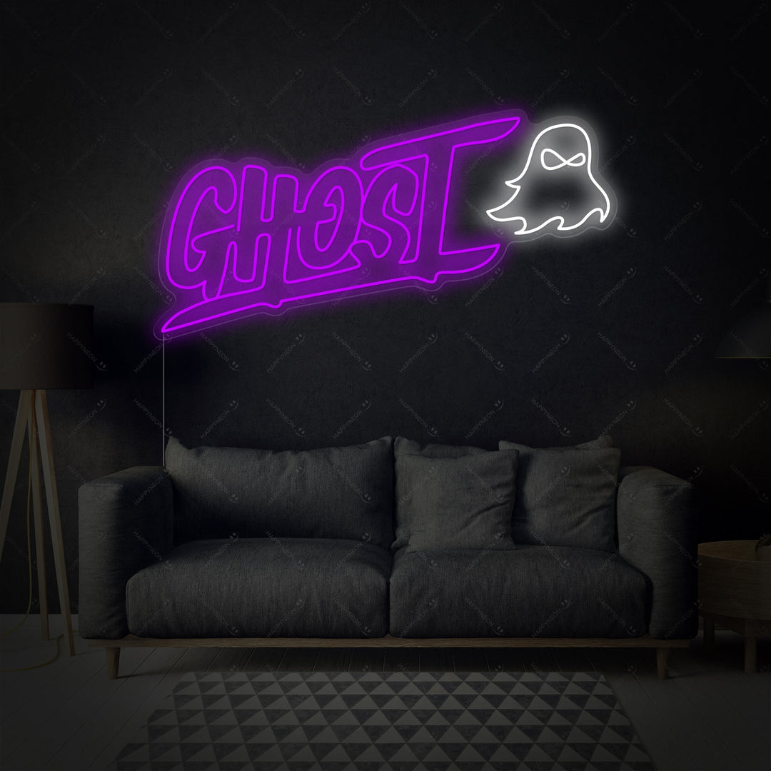 "Ghost" Insegna al neon