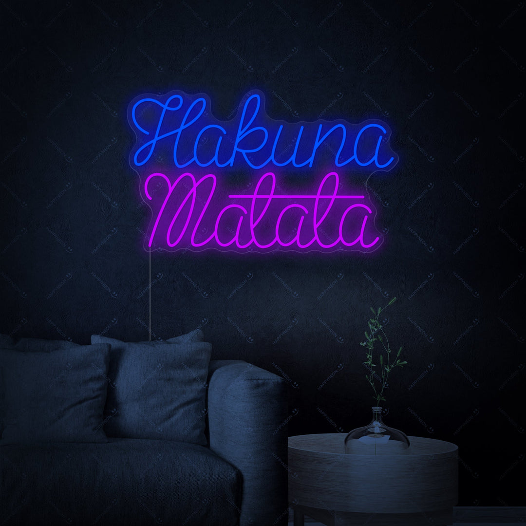 "Hakuna Matata" Insegna al neon
