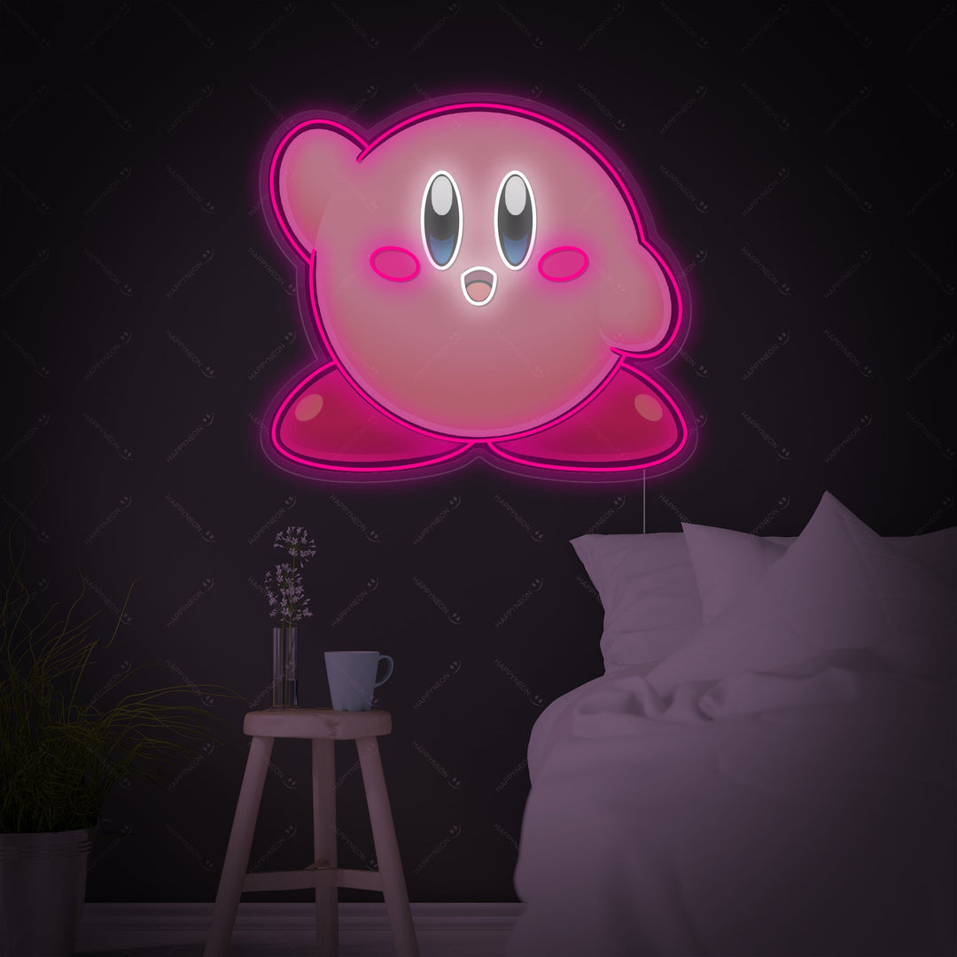 "Kirby NTD" Insegna al neon