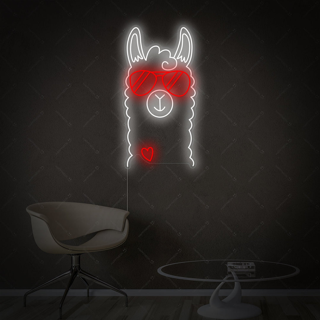 "Lama" Insegna al neon