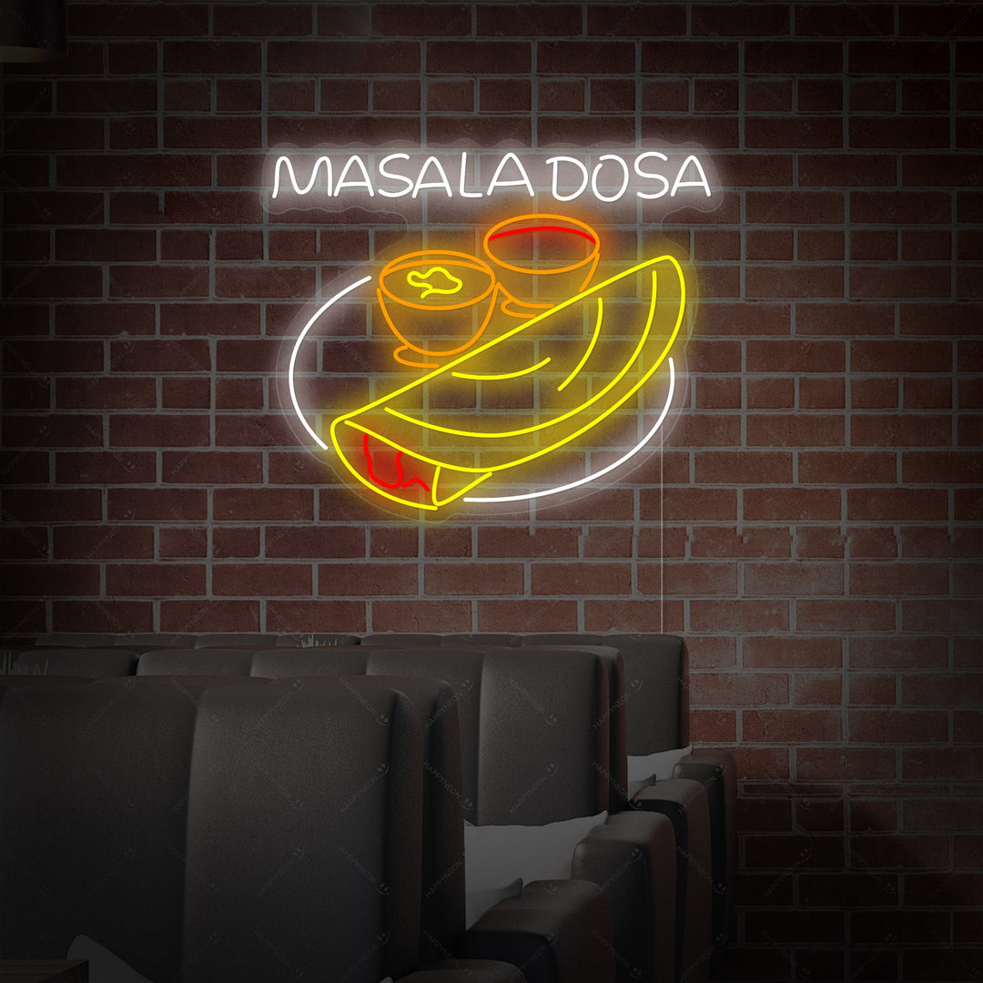 "Masala Dosa" Insegna al neon