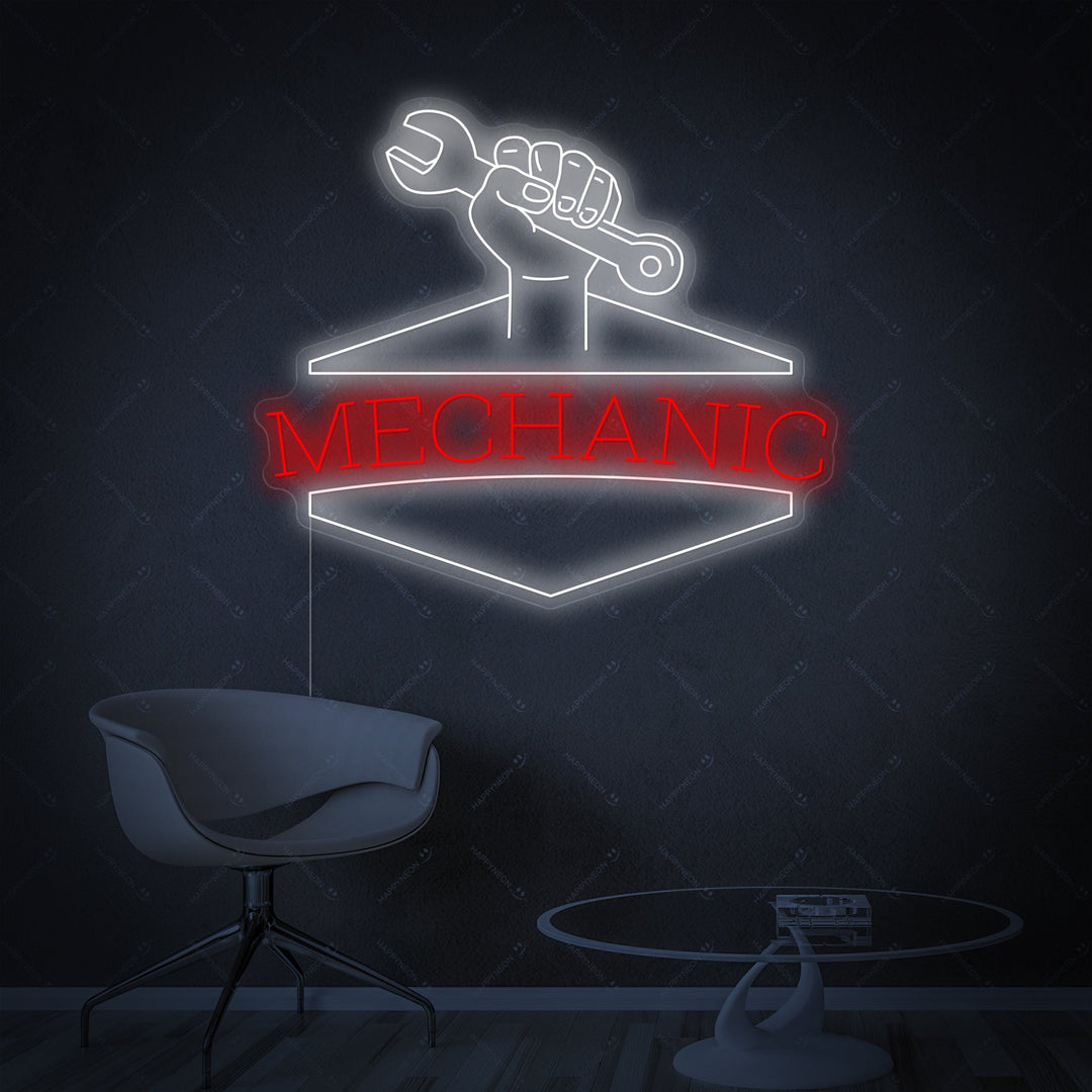 "Mechanic" Insegna al neon