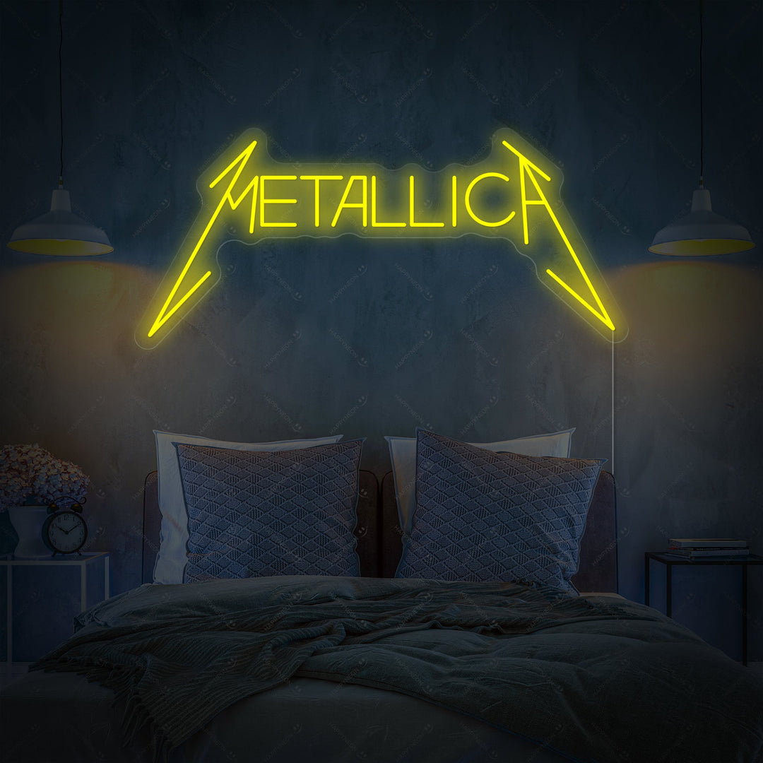 "Metallica" Insegna al neon