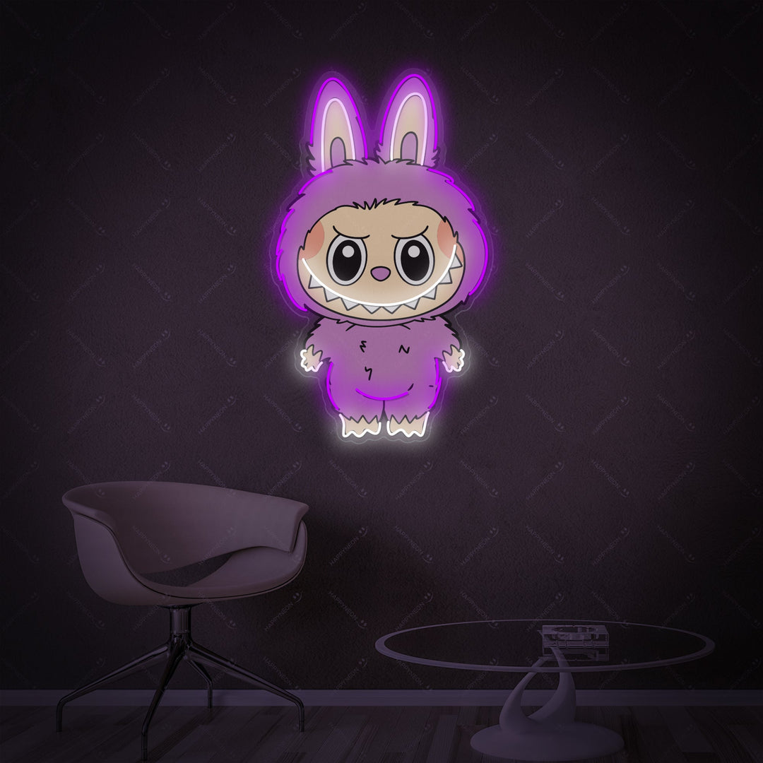 "The Monsters Labubu" Insegna al neon