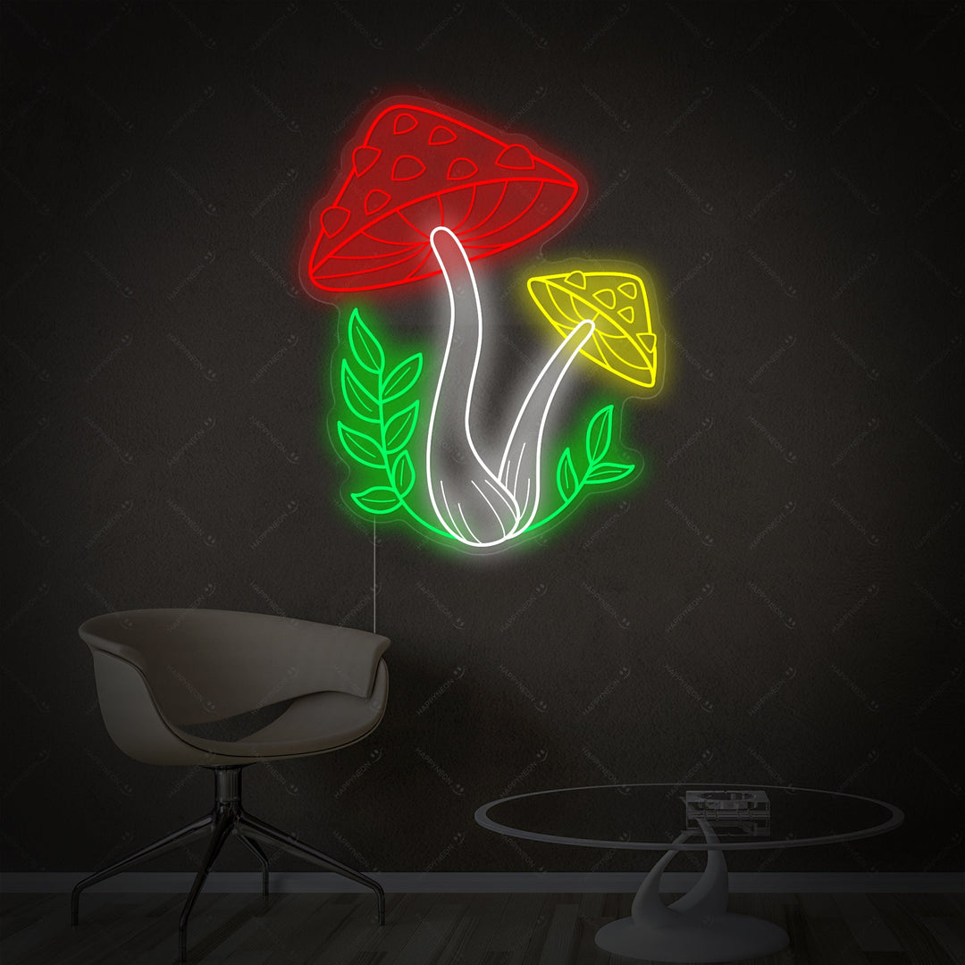 "Fungo" Insegna al neon