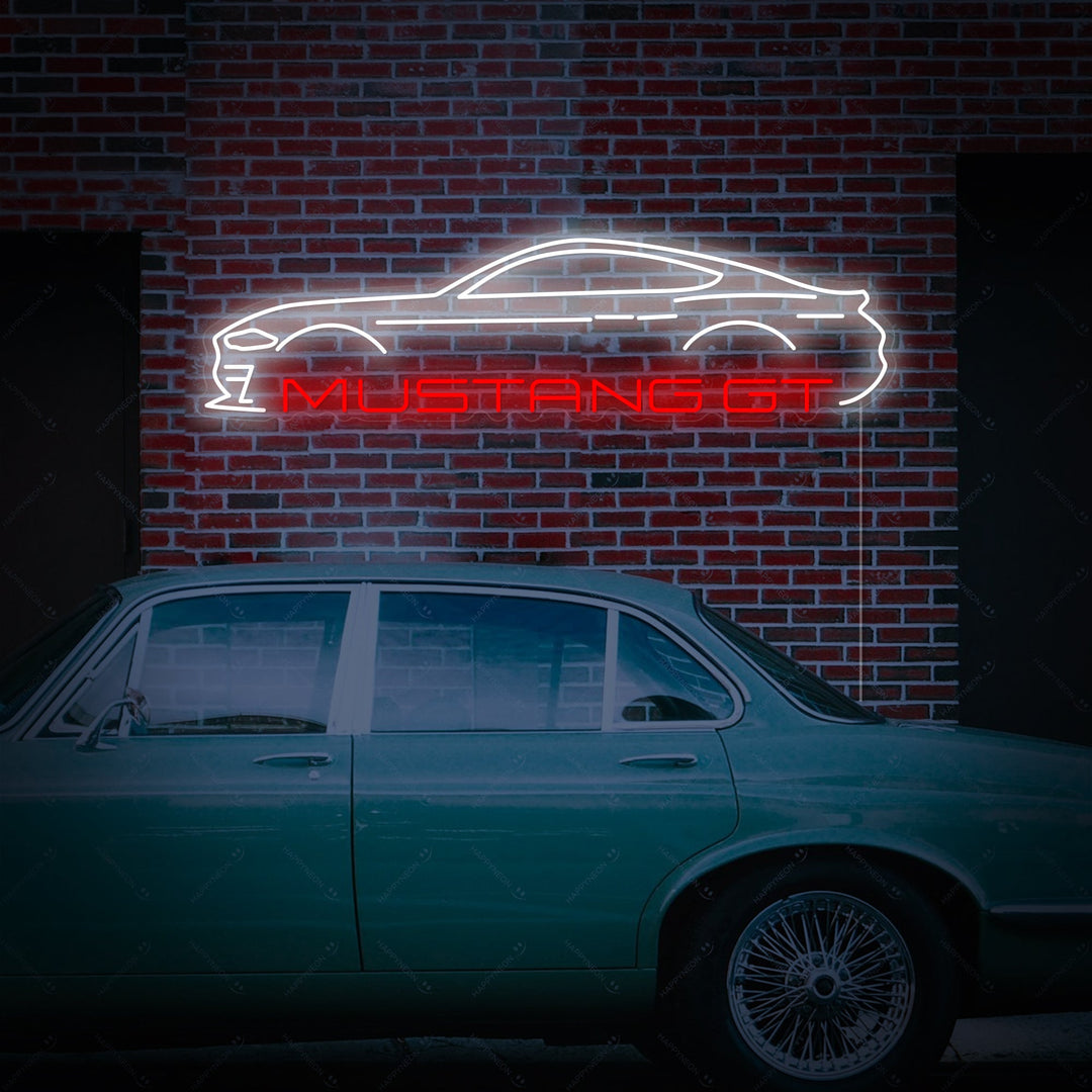 "Mustang GT" Insegna al neon