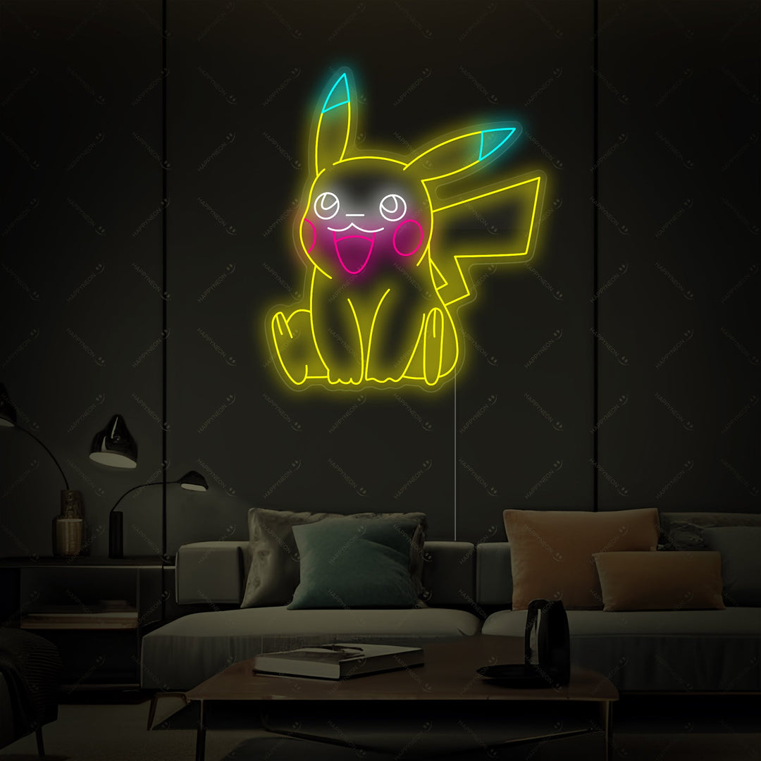 "Pikachu" Insegna al neon, LED Pikachu light