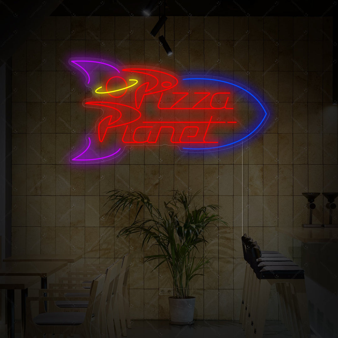 "Pizza Planet" Insegna al neon
