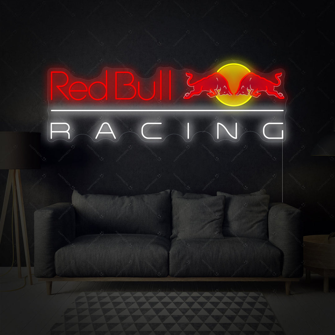 "Red Bull Racing" Insegna al neon