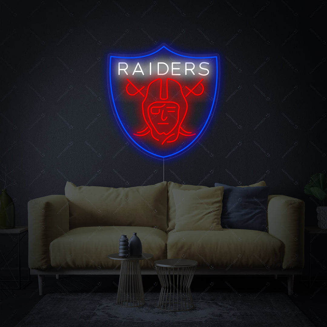 "Raiders" Insegna al neon