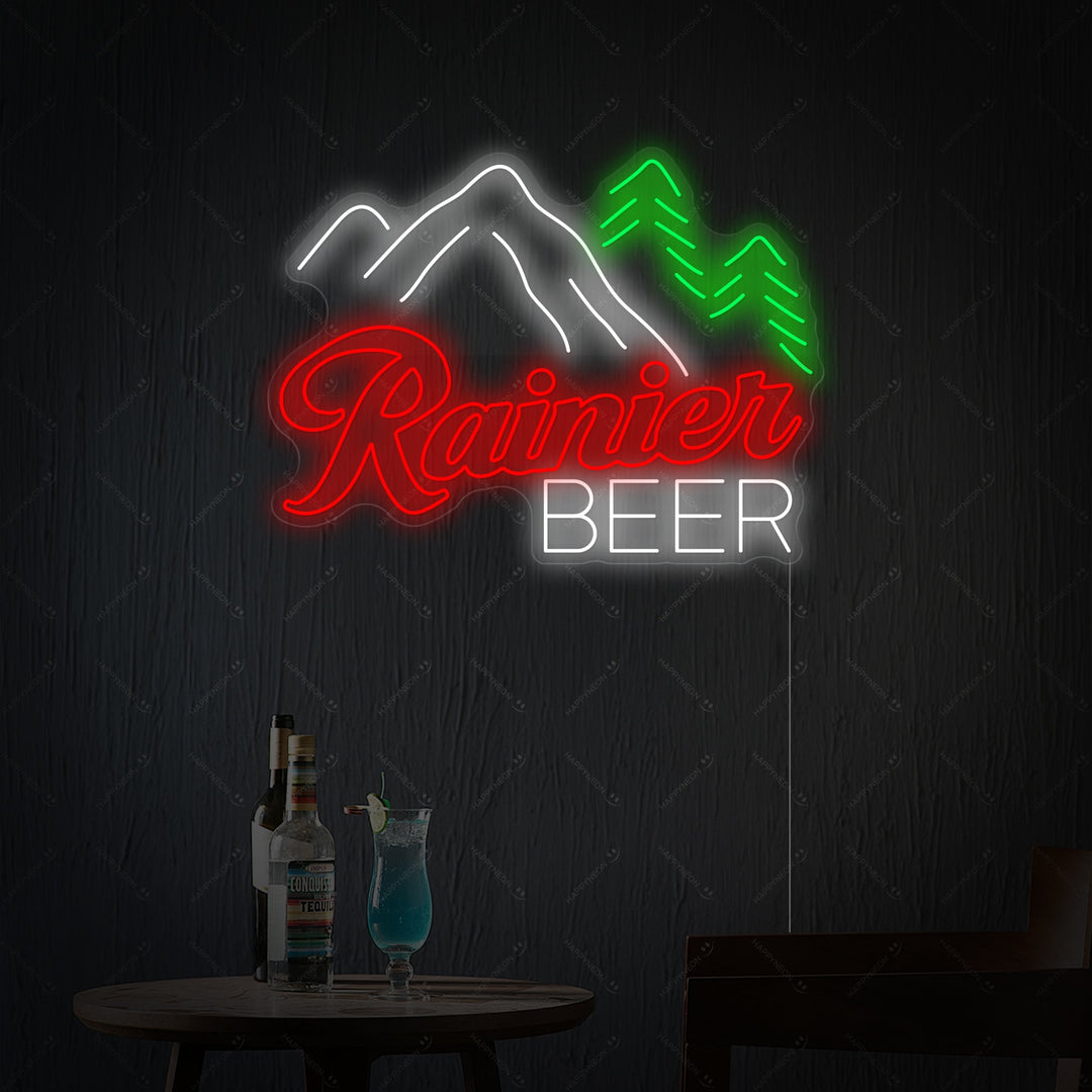 "Rainier Beer" Insegna al neon
