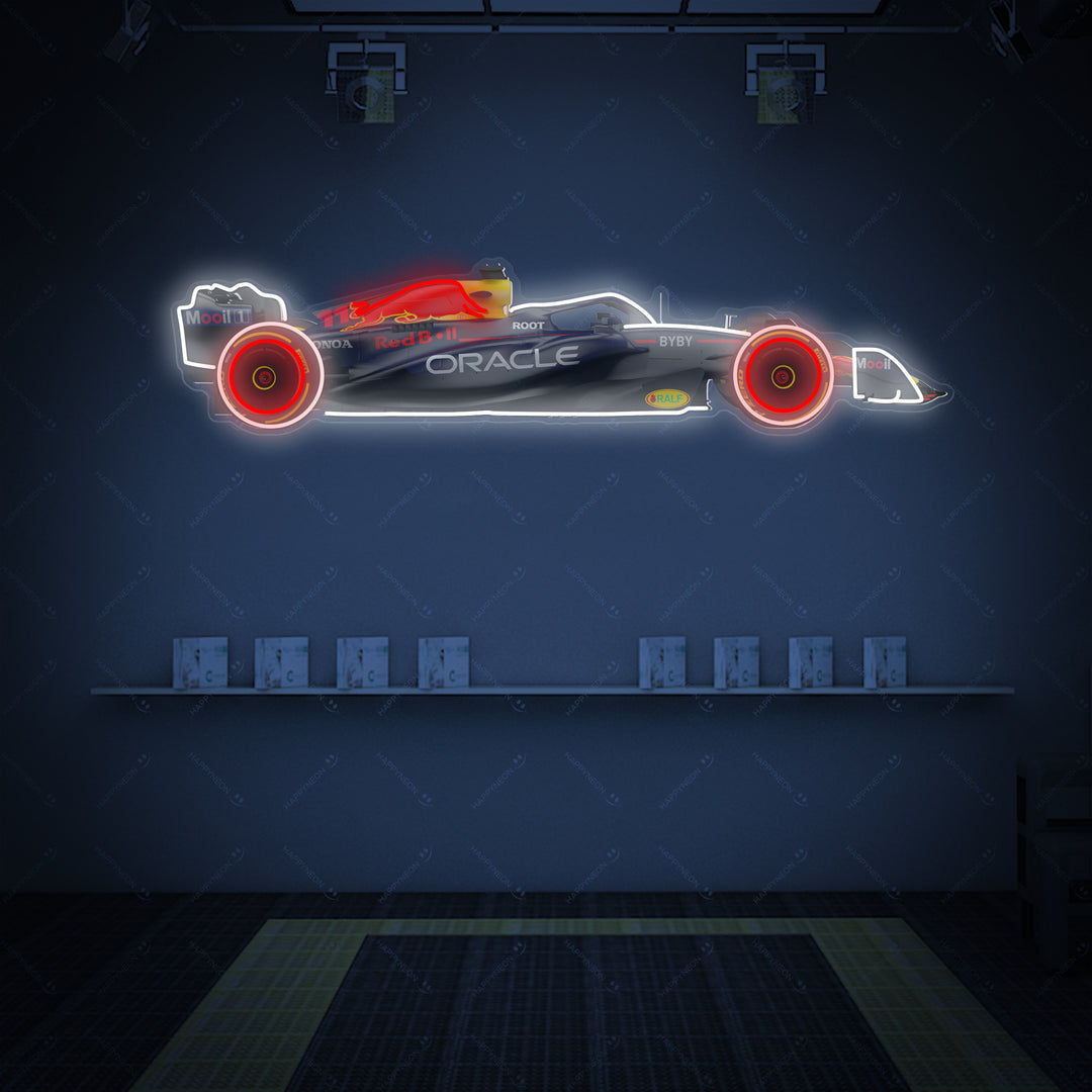"F1 Red Bull ORACLE" Insegna al neon