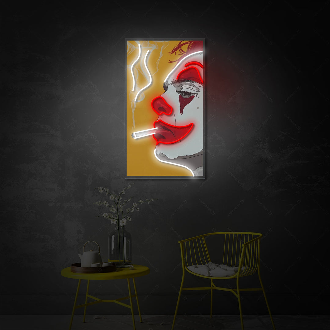 "Joker Fumatore" Insegna al neon