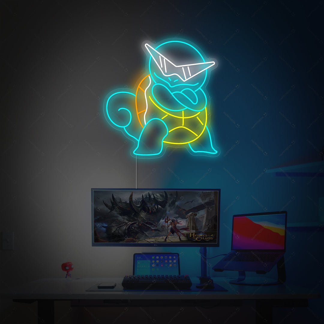 "Squirtle" Insegna al neon