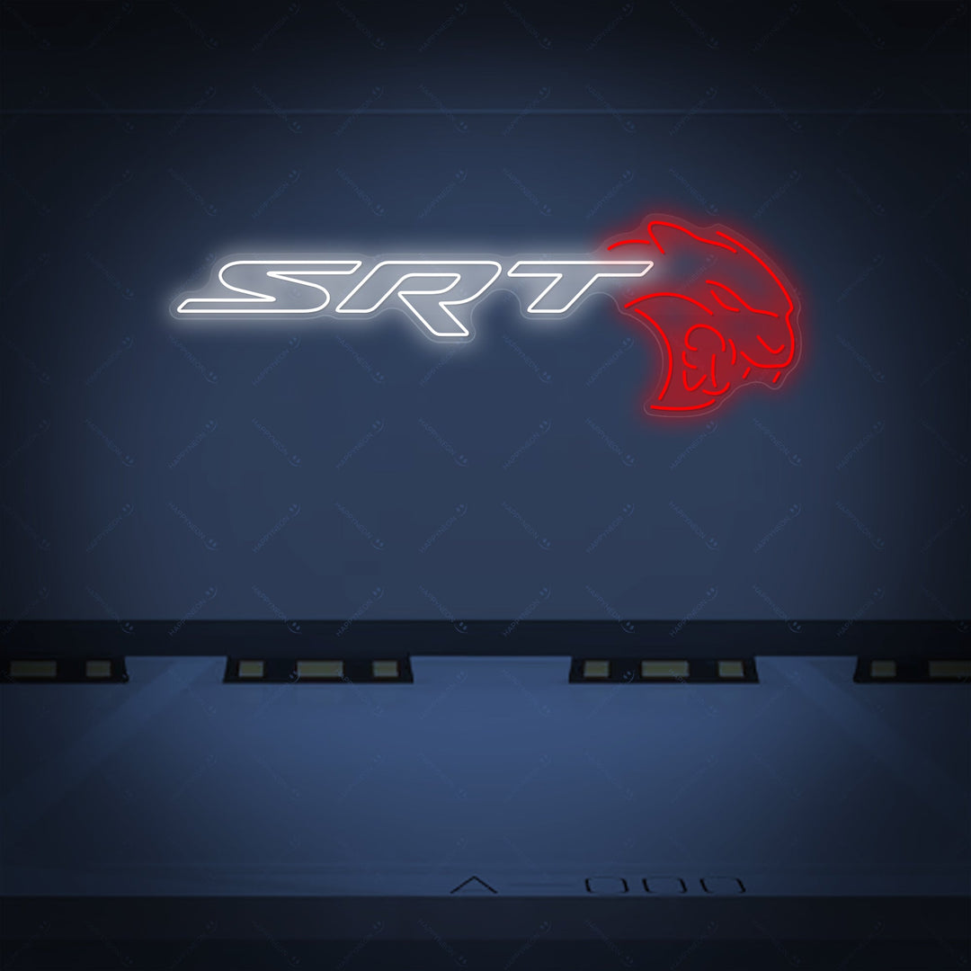 "SRT" Insegna al neon