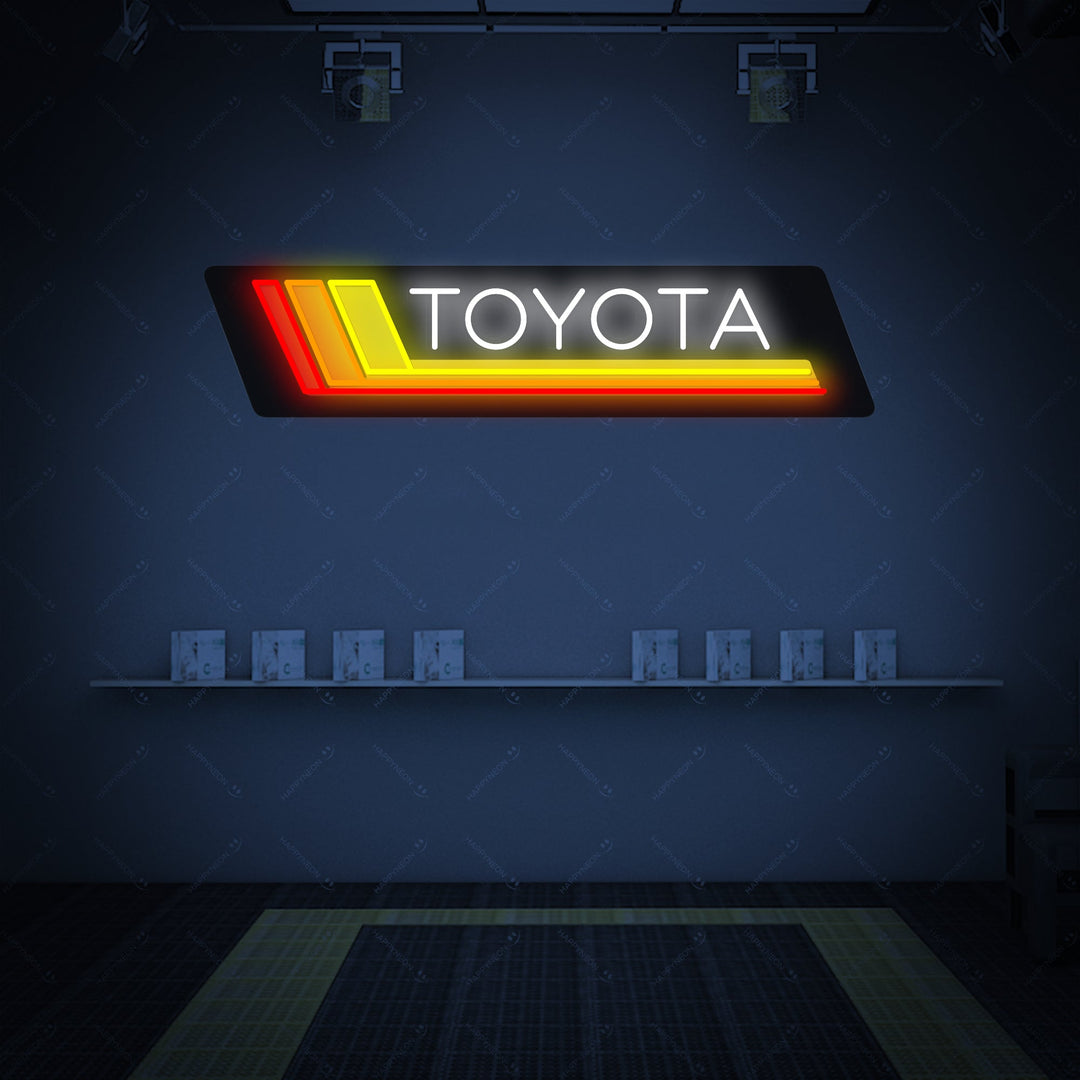 "TOYOTA" Insegna al neon