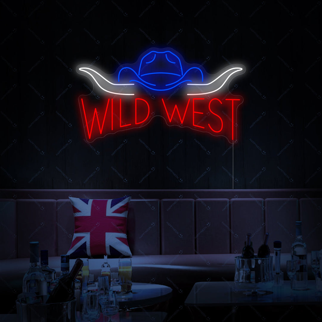 "Wild West" Insegna al neon