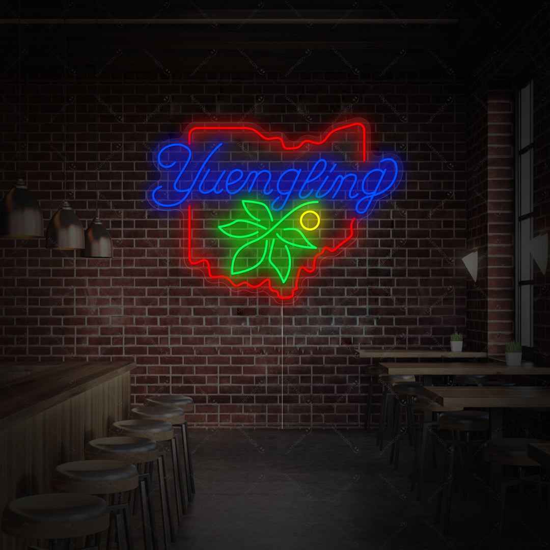 "Yuengling Ohio" Insegna al neon