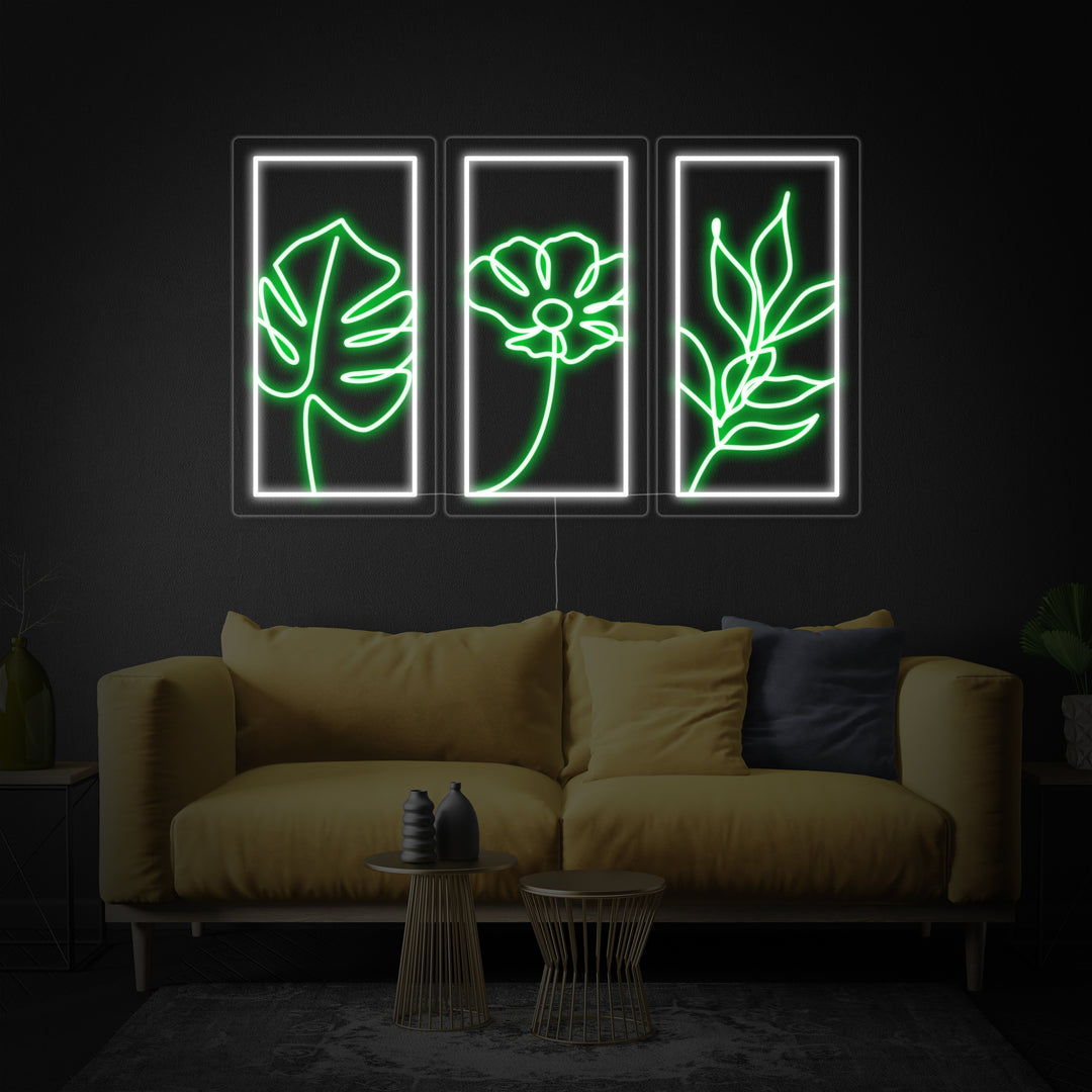 "Fiore 3D" Insegna al neon
