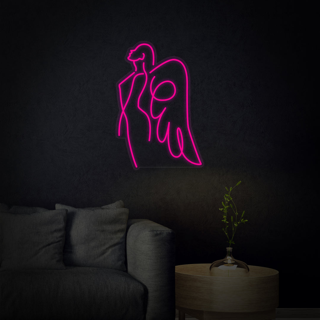 "Angelo Mamma" Insegna al neon