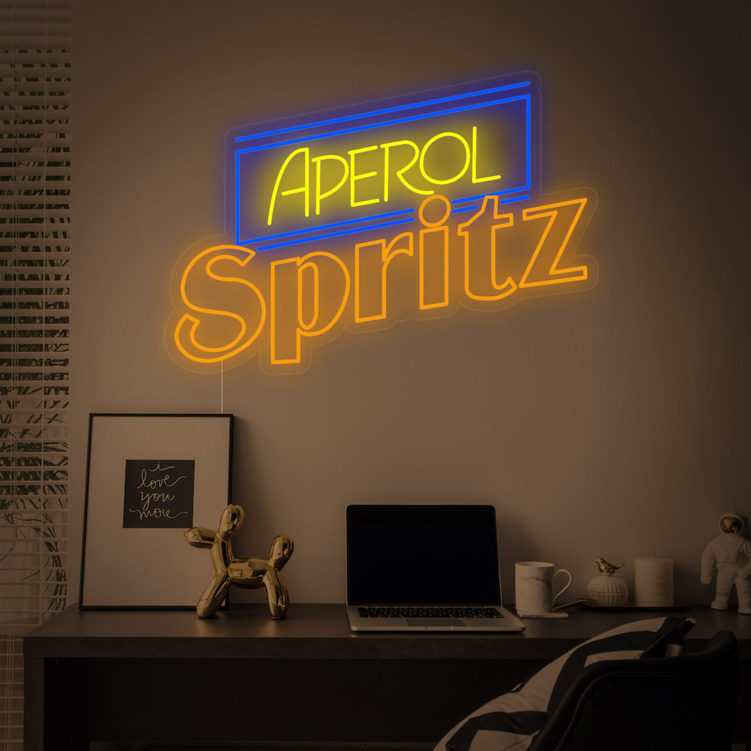 "Bar Aperol Spritz" Insegna al neon, Aperol Spritz LED Light