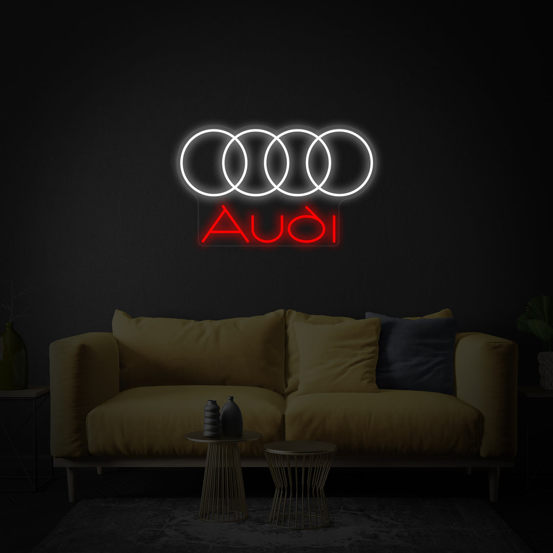 "AUDI" Insegna al neon