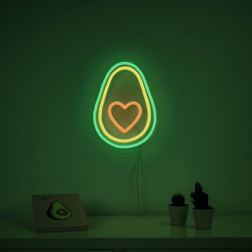 "Cuore Di Avocado" Insegna al neon