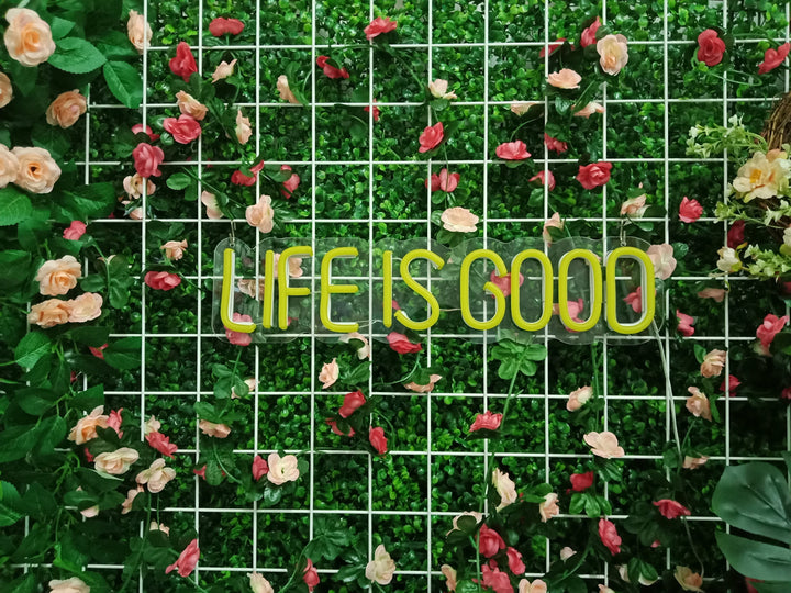 "Life Is Good" Insegna al neon (Inventario: 4 unità)