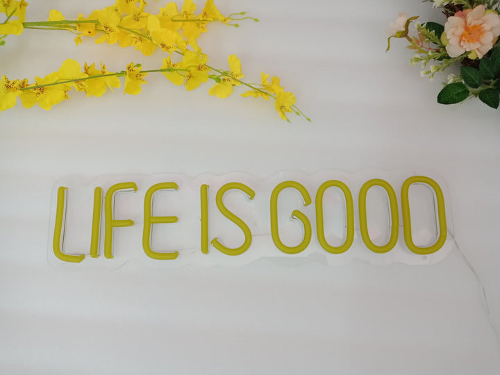 "Life Is Good" Insegna al neon (Inventario: 4 unità)