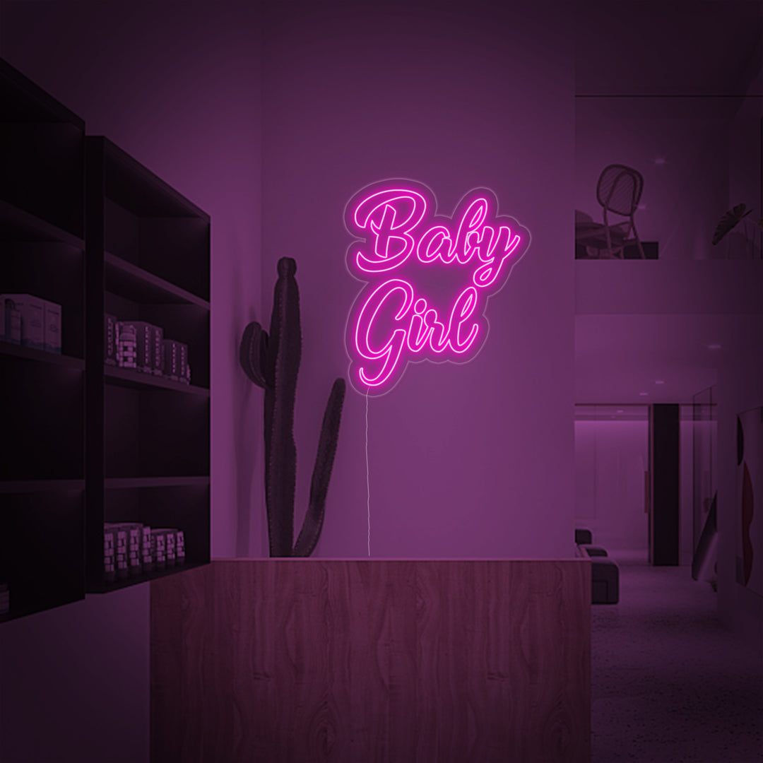 "Baby Girl" Insegna al neon